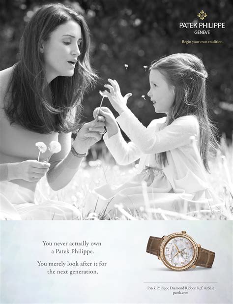 patek philippe advertising strategy|Patek Philippe geneve watch ad.